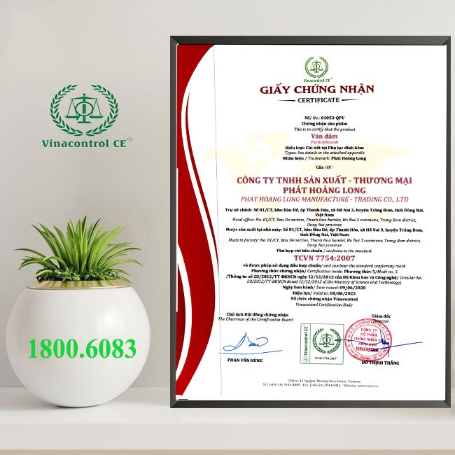 Giấy chứng nhận chất lượng cho sản phẩm gỗ