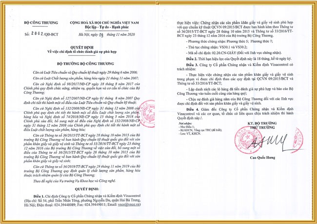 Năng Lực Chứng Nhận Chất Lượng Giấy